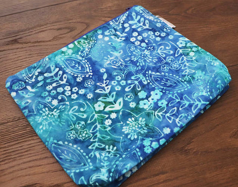 JACOBEAN (Blue) - Handmade zipper bag