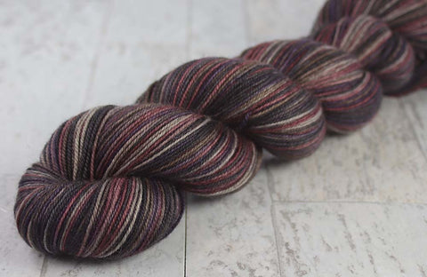 WINE TASTING: SW Merino/Nylon - Hand dyed Variegated sock yarn