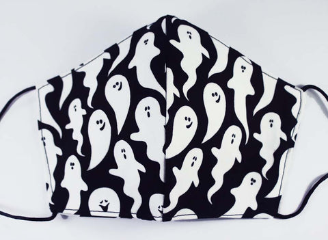 GHOSTS Glow-in-the-Dark - Handmade zipper bag