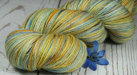 AHI POKE: Superfine Merino Silk - Hand dyed variegated lace yarn