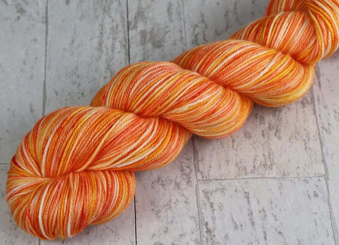 SPRINGTIME BLOOMS: SW Merino-Nylon - Sport weight - Hand-dyed Variegated yarn