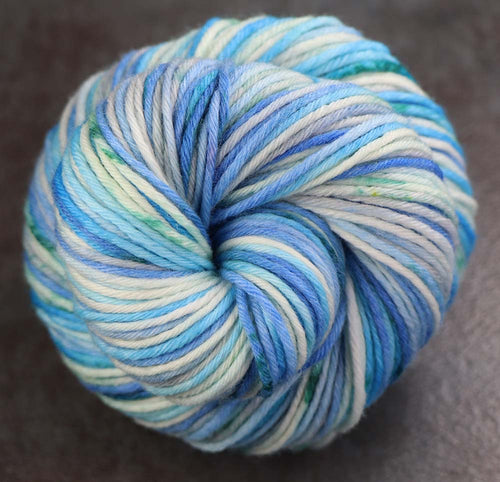 ABOVE THE EDGE: SW Merino/Nylon - Worsted Weight Hand dyed Variegated Yarn