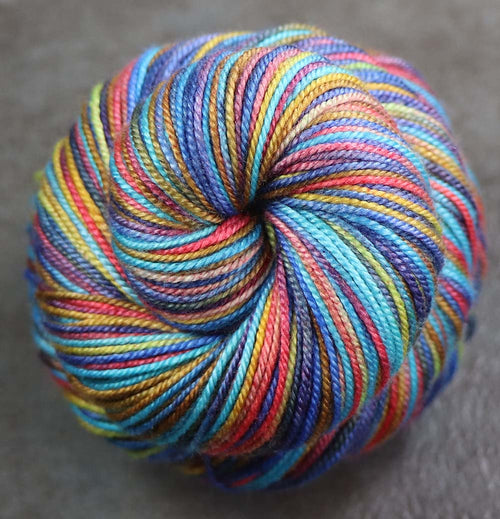 BEACH DAY: SW Merino/Silk - Sport weight - Hand-dyed Variegated yarn