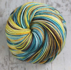 BUSAN BEAUTY: SW Merino-Nylon - Sport weight - Hand-dyed Variegated yarn