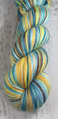 BUSAN BEAUTY: SW Merino/Cashmere/Nylon - Hand dyed Variegated sock yarn