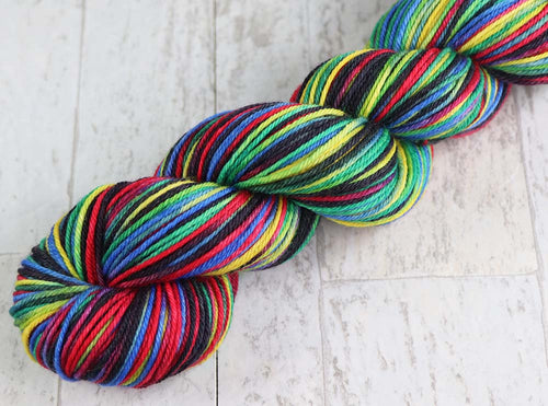 THE BEST OF THE BEST: SW Merino-Nylon - DK Weight - Hand dyed variegated yarn