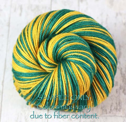 Black Orange: Self Striping Yarn - Dyed to Order - Sports Team / Baltimore, Cincinnati, San Francisco
