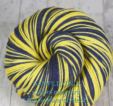 Black Orange: Self Striping Yarn - Dyed to Order - Sports Team / Baltimore, Cincinnati, San Francisco