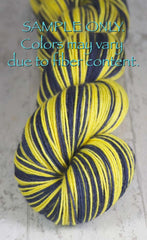 Blue Maize: Self Striping Merino Sock Yarn - Sports Team Colors / Michigan - Hand Dyed to Order