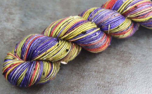 GEMSTONES: SW Merino Wool/Donegal Tweed - Hand dyed variegated DK yarn