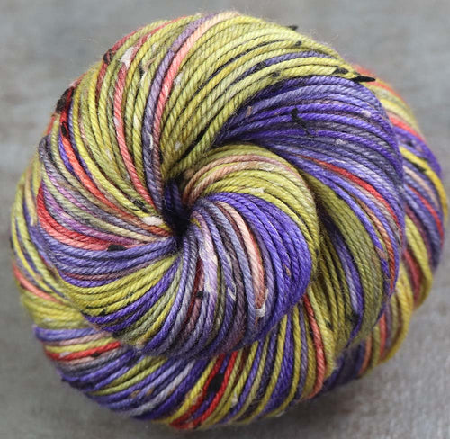 GEMSTONES: SW Merino Wool/Donegal Tweed - Hand dyed variegated DK yarn