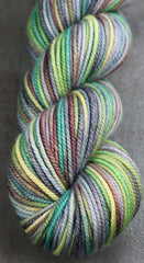 HAWAIIAN STORM CLOUDS: SW Merino - Hand dyed variegated bulky weight yarn