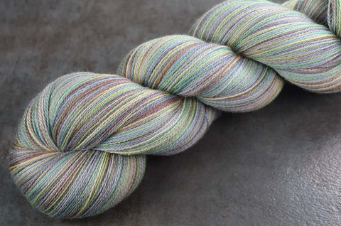 WINTER OCEAN: SW Merino / Tweed Nylon - Hand dyed Variegated sock yarn