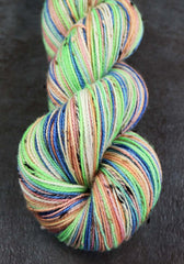 NORTHERN LIGHTS YURT: SW Merino Wool/Donegal Tweed - Variegated sock yarn