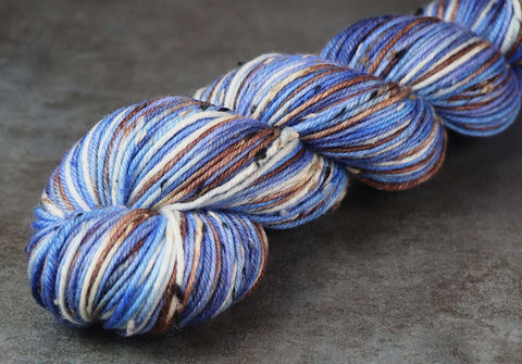 OUTRIGGER RUN: SW Merino Cashmere Nylon - Hand dyed Variegated sock yarn