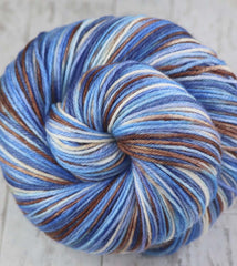 OUTRIGGER RUN: SW Merino Cashmere Nylon - Hand dyed Variegated sock yarn