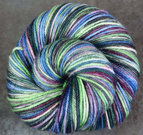 POISON DART FROG: SW Merino-Nylon - DK Weight - Hand dyed variegated yarn (Copy)