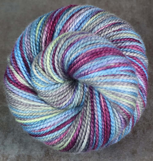 POISON DART FROG: Merino / Silk - Worsted - Hand dyed Variegated Yarn