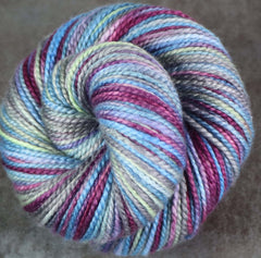 POISON DART FROG: Merino / Silk - Worsted - Hand dyed Variegated Yarn