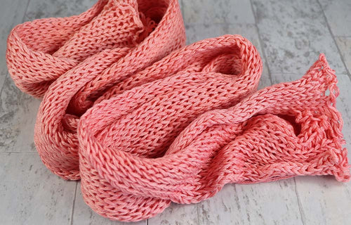 PRETTY IN PINK: Pima Cotton - Hand Dyed - Double knit sock blank