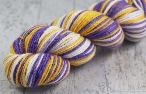 HAWAIIAN STORM CLOUDS: SW Merino/Cashmere/Nylon - Hand dyed Variegated Sock yarn - 600 yards
