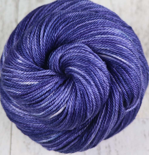 PURPLE: Pima Cotton - DK Weight - Variegated Hand dyed yarn