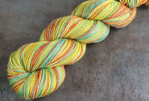 HAWAIIAN STORM CLOUDS: SW Merino/Cashmere/Nylon - Hand dyed Variegated Sock yarn - 600 yards