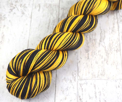 BLACK GOLD: SW Merino/Nylon - Hand-dyed Self-Stripe Sock Yarn - PITTSBURGH