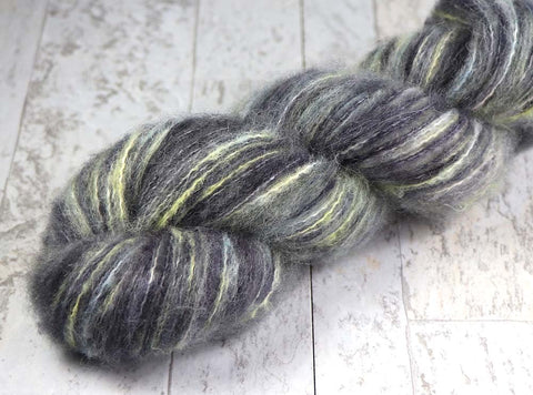 LION MONUMENT IN WINTER: Merino / Silk - Worsted - Hand dyed Variegated Yarn - OOAK