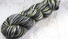 STARGAZING AT CHARLIE DOME: SW Merino/Nylon - Hand dyed variegated sock yarn - tight twist