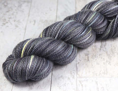 STARGAZING AT CHARLIE DOME: Merino/Silk - Worsted weight - Hand dyed Variegated Yarn
