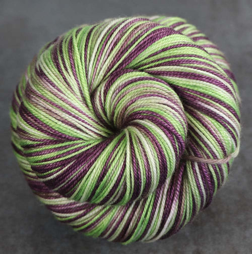 WINE ON A VINE: SW Merino Silk - Sport weight - Hand-dyed Variegated yarn