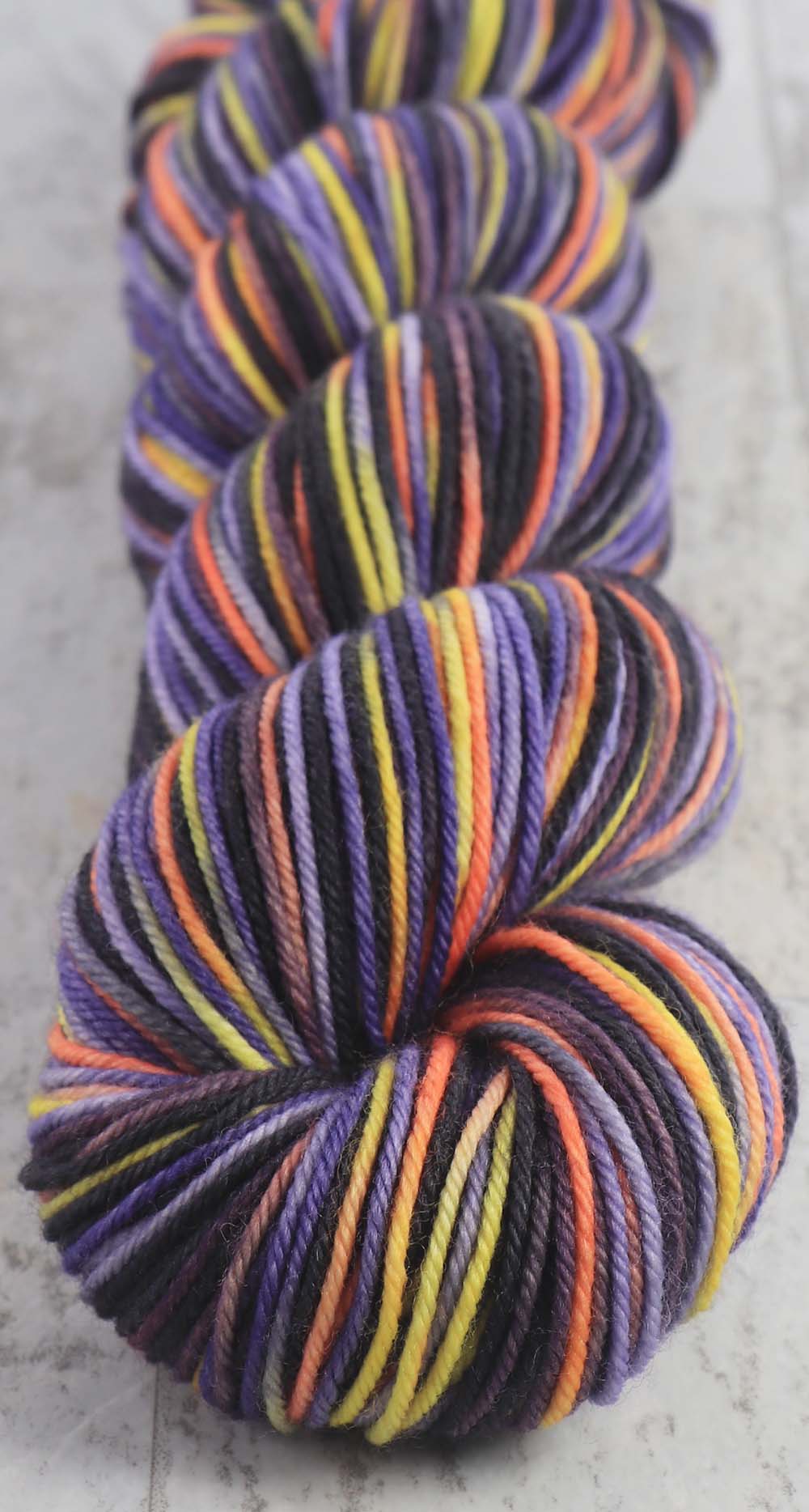 BALI HAI AT DUSK: SW Merino/Cashmere/Nylon - Hand dyed Variegated sock yarn