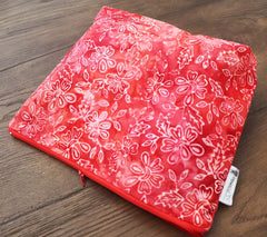 CHERRY GERANIUM - Handmade zipper bag