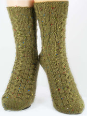 KNITTING PATTERN for BoardGame Socks - Charted Sock pattern digital download