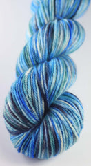 EVENING AT NANOOSE BAY: SW Merino - Worsted Weight Hand dyed Variegated Yarn