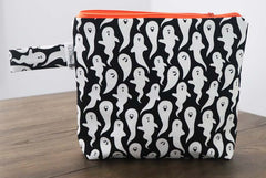 GHOSTS Glow-in-the-Dark - Handmade zipper bag
