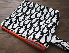 GHOSTS Glow-in-the-Dark - Handmade zipper bag