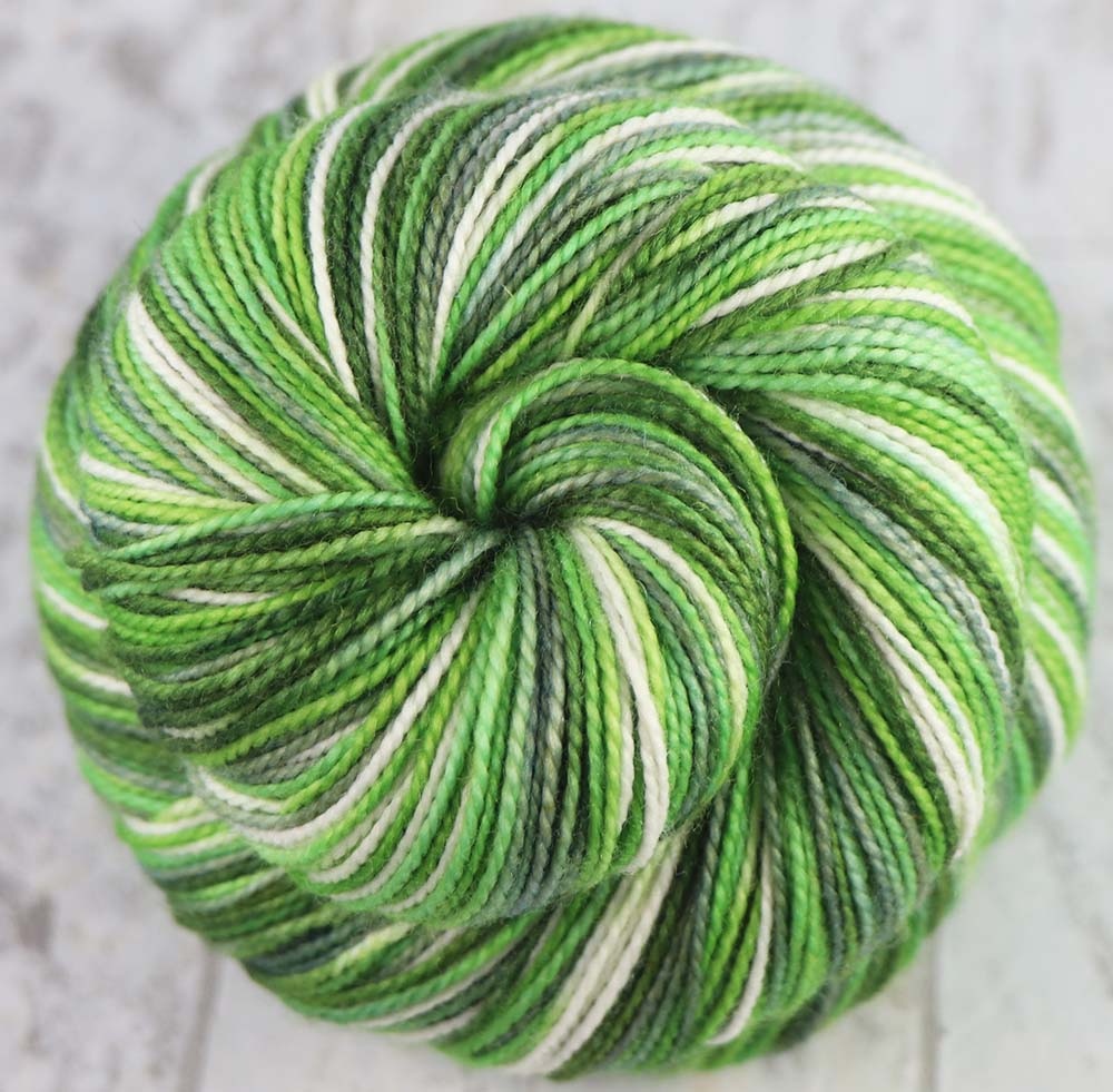 HAWAIIAN MIST: SW Merino/Nylon - Hand dyed variegated sock yarn - tight twist