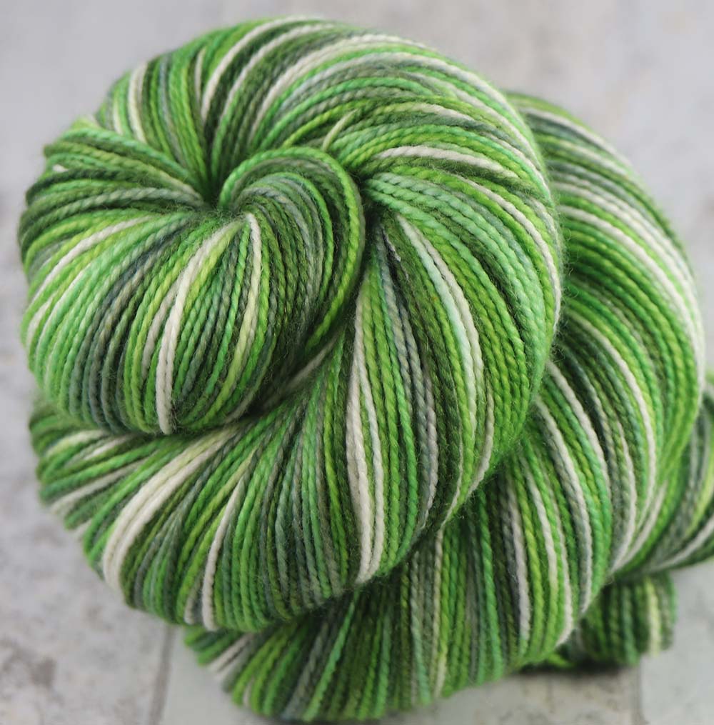HAWAIIAN MIST: SW Merino/Nylon - Hand dyed variegated sock yarn - tight twist