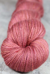 HAWAIIAN RED DIRT: Superfine Merino-Silk - Hand dyed Tonal Lace Weight Yarn