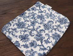 JACOBEAN (Blue) - Handmade zipper bag