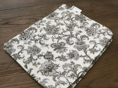 JACOBEAN (Cream) - Handmade zipper bag