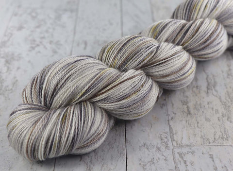 LION MONUMENT IN WINTER: Organic Merino - DK Weight - Hand dyed variegated yarn