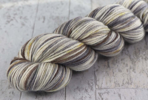 A STUDY IN PURPLES: SW Merino-Nylon - Sport weight - Hand-dyed Variegated yarn