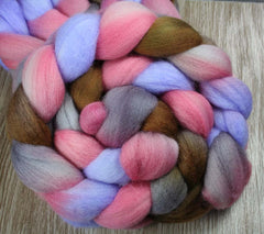 MEMORY: Falkland wool roving - 4.0 oz - Hand dyed - Indie dyed - spinning wool