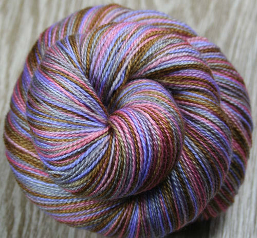 MEMORY: Superfine Merino-Silk lace yarn - Hand dyed Lace Weight Yarn - Variegated