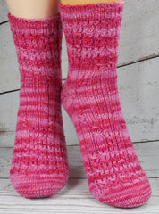 KNITTING PATTERN for Mock Cable Diamond Socks - Sock pattern - Digital download
