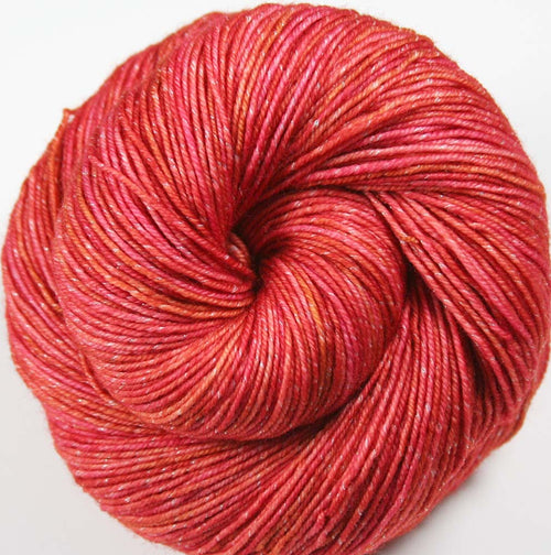 ORPIMENT: SW Merino Wool/Lurex Sparkle - Hand dyed Tonal sock yarn