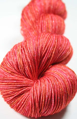 ORPIMENT: SW Merino Wool/Lurex Sparkle - Hand dyed Tonal sock yarn